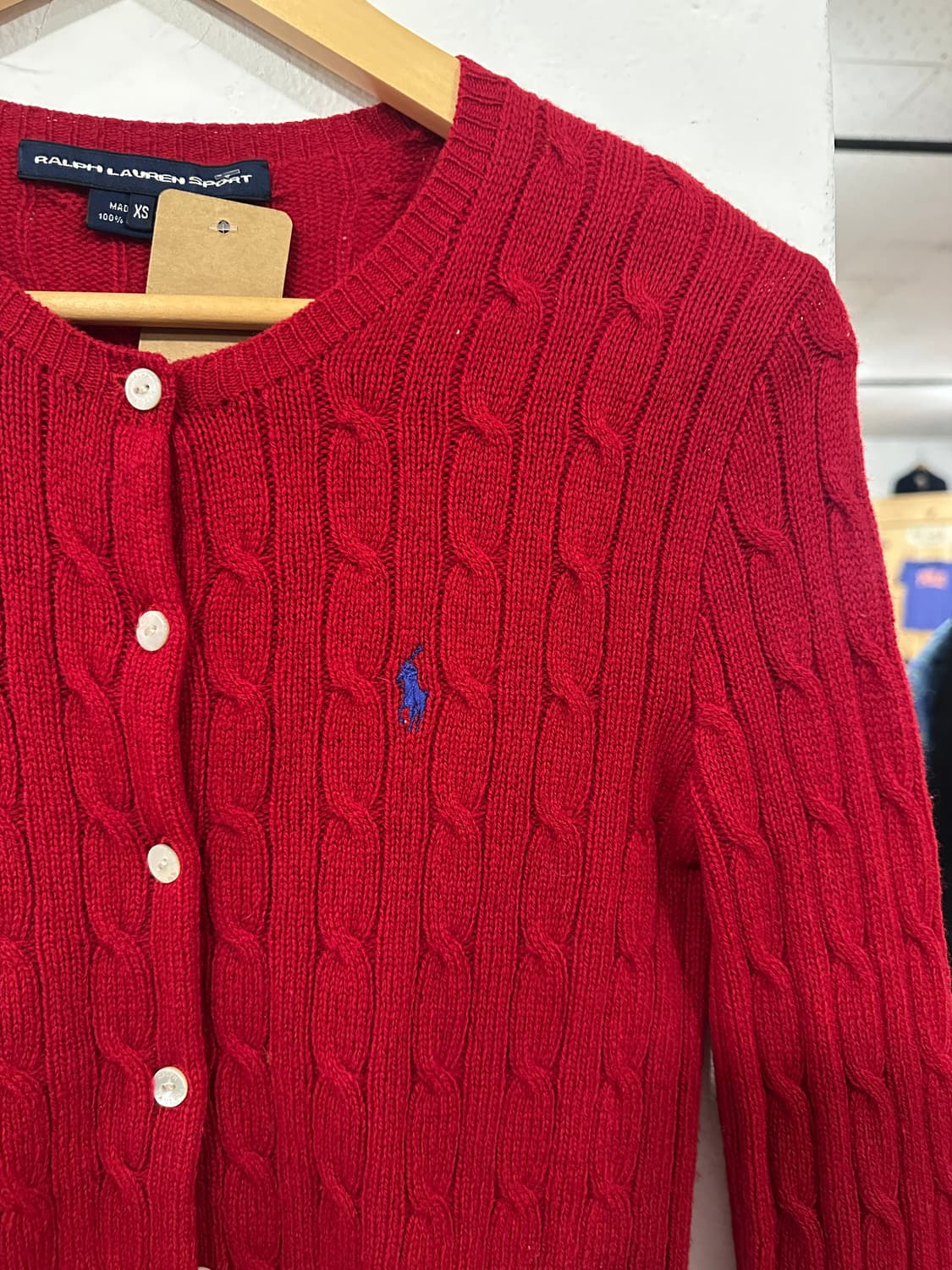 폴로 꽈베기 가디건 상품이미지2