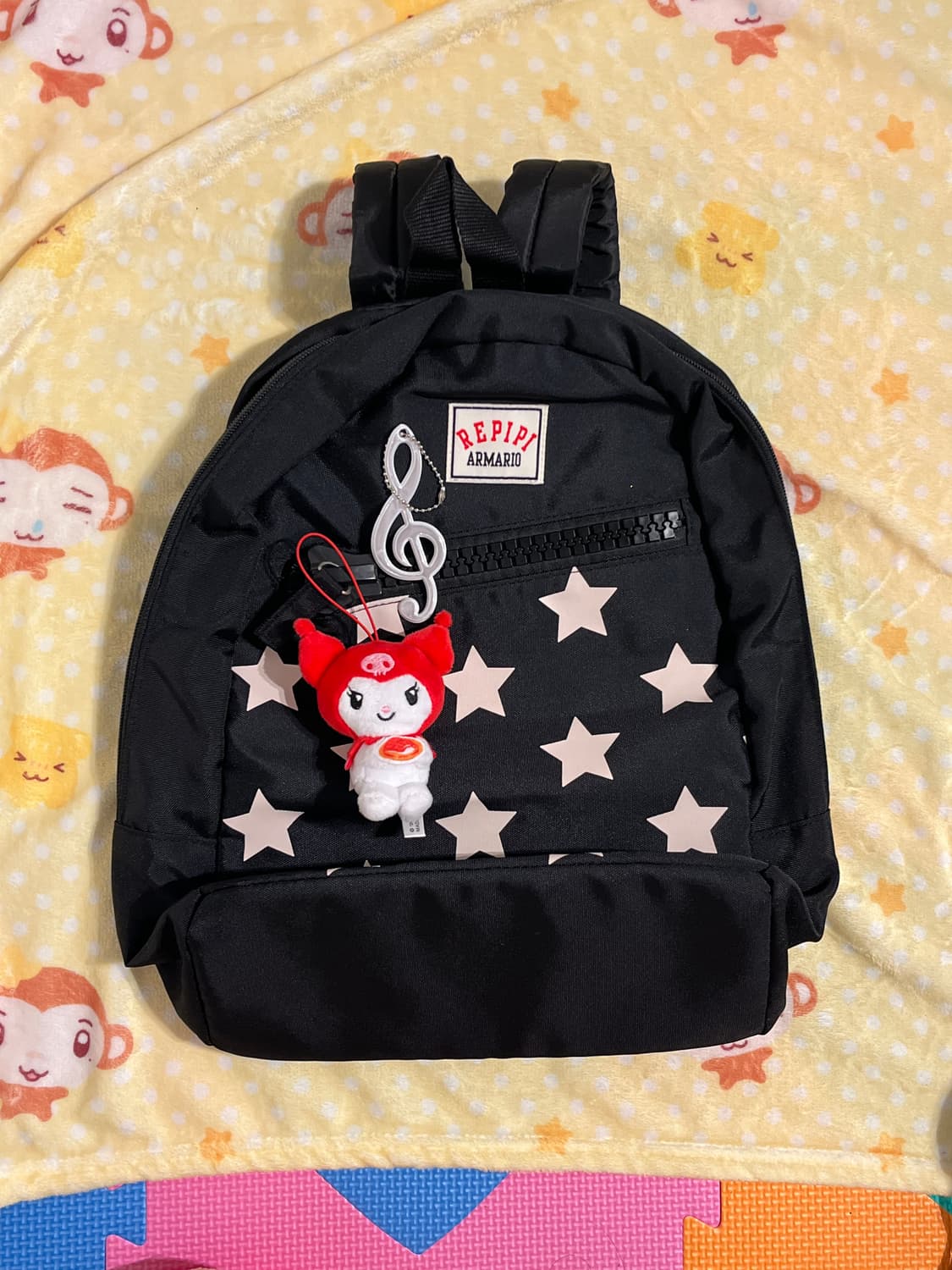 왕지퍼 별무늬 백팩 ⭐️ 상품이미지4