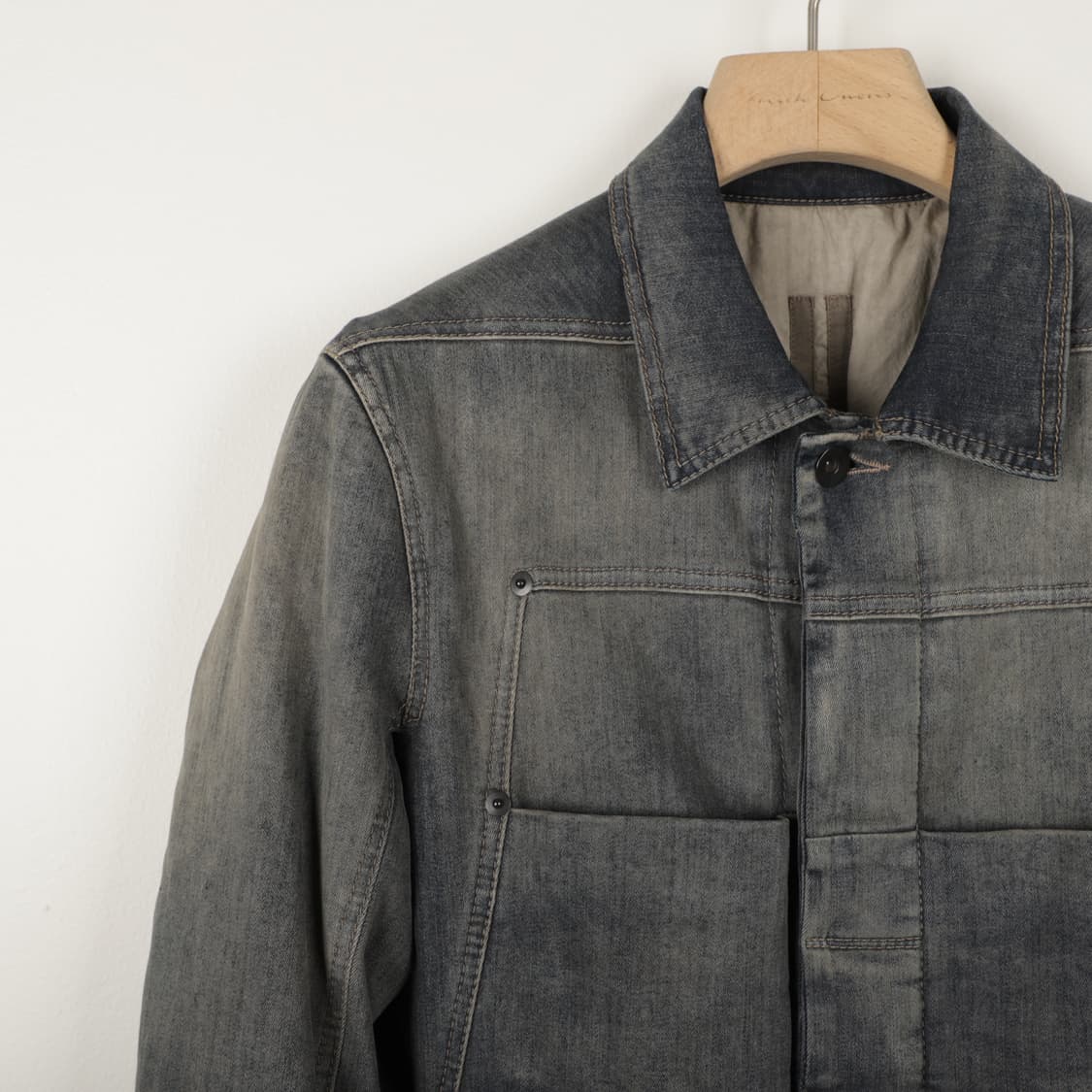 M / Rick Owens 릭오웬스 허슬러 패디드 데님 자켓 상품이미지3