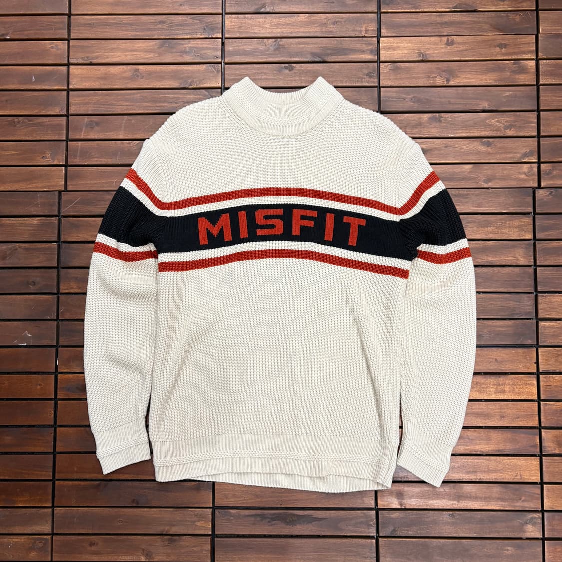 (L) 스컬프터 케이블 울 니트 상품이미지1