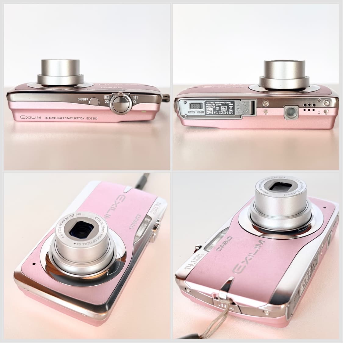 🎀스테이시 아이사 채영 픽🎀 카시오 엑슬림 EX-Z550 핑크디카 상품이미지8