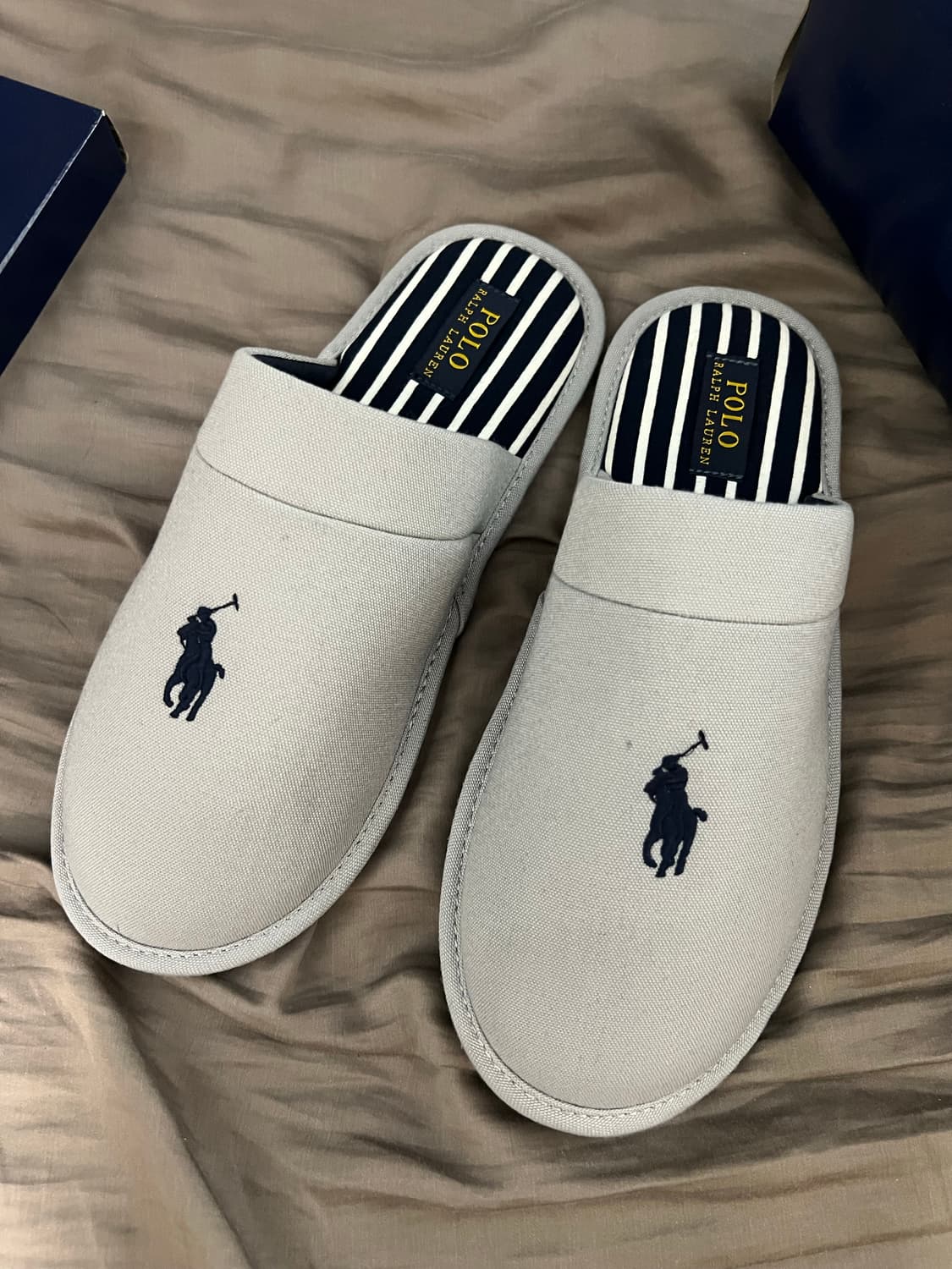 폴로 랄프로렌 실내화 그레이 9사이즈 280 사이즈 상품이미지5