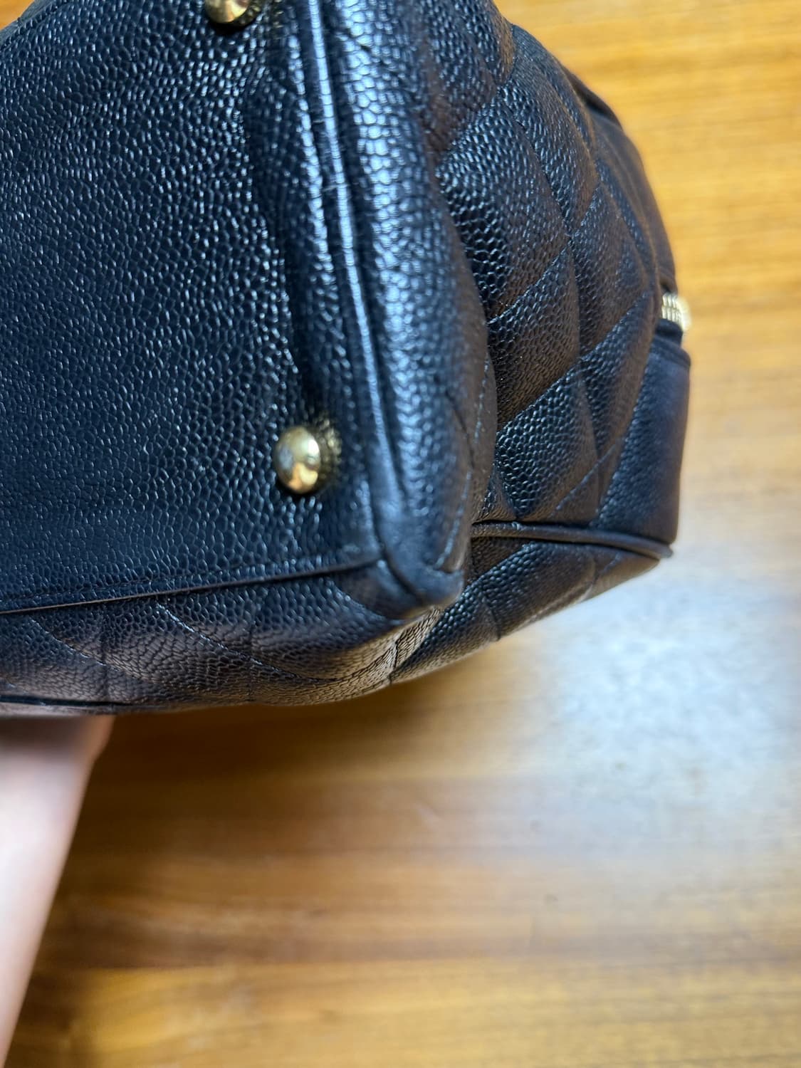 샤넬 제니 보스턴백 블랙 캐비어 상품이미지6