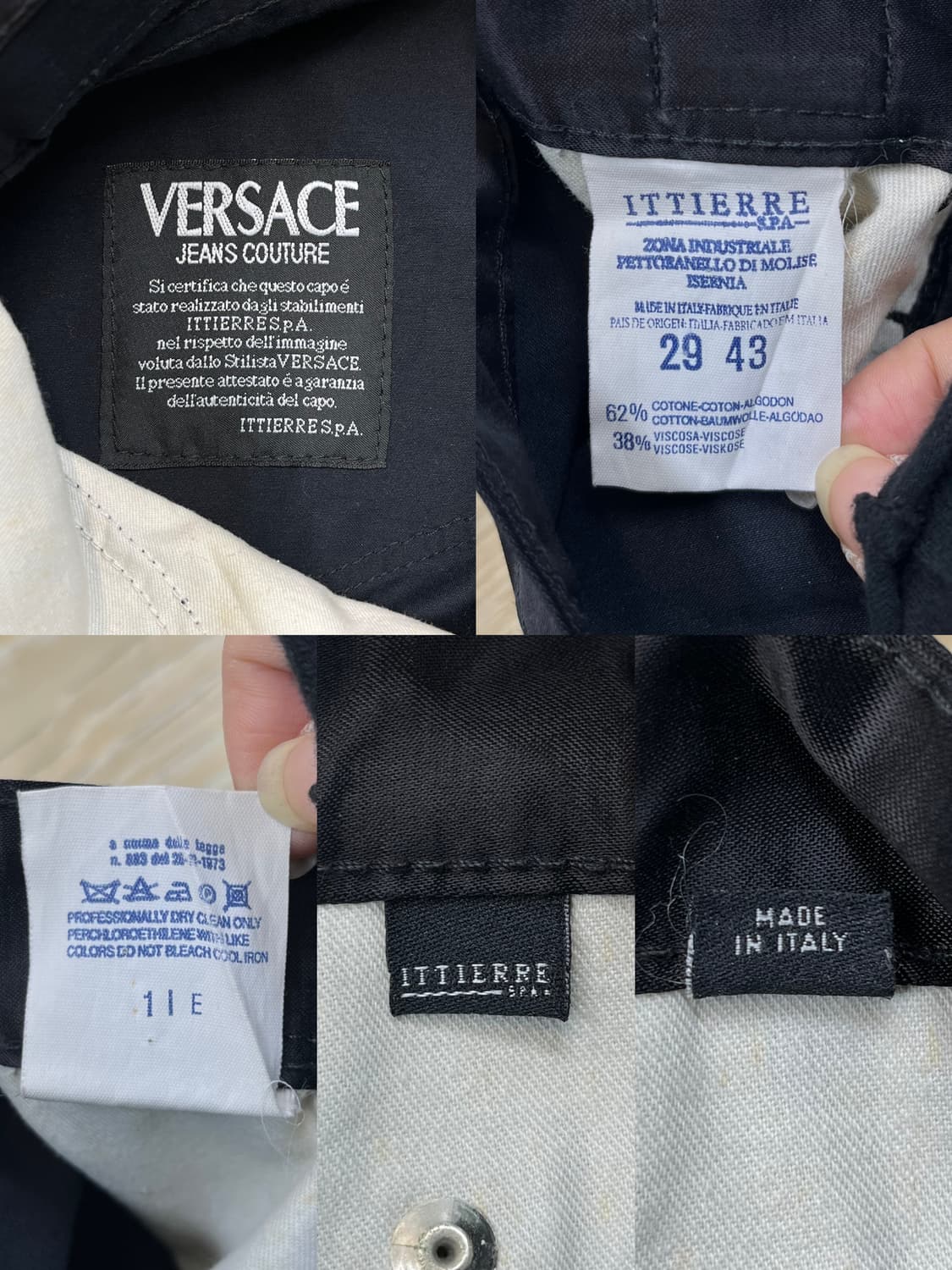 베르사체 진스 쿠튀르 메두사 새틴 팬츠 상품이미지8