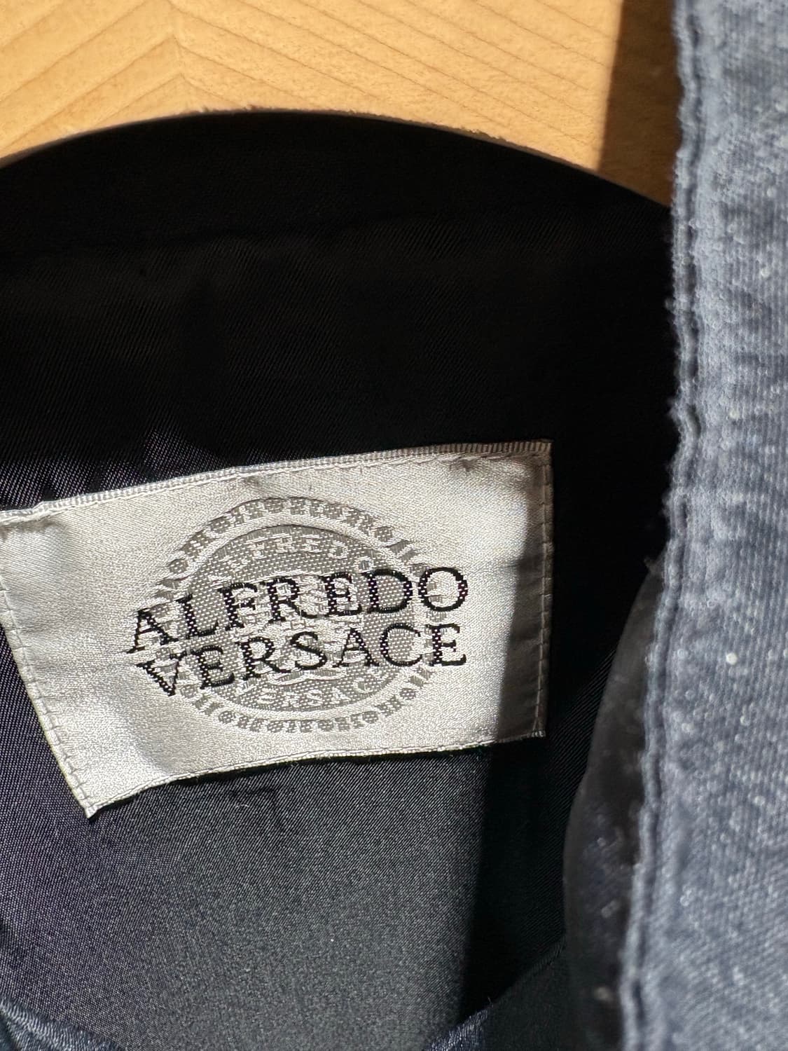 S 베르사체 펄 스펠링 라인 나일론 자켓 상품이미지5