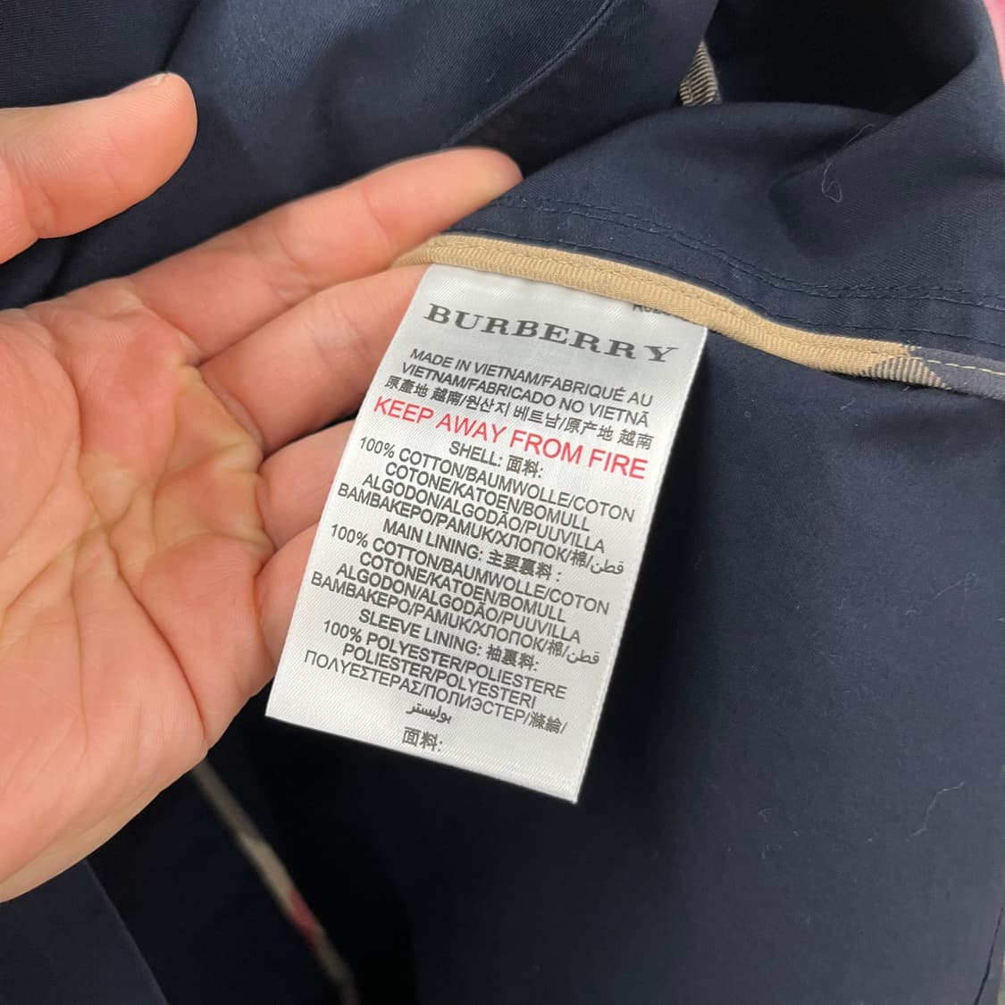 버버리 키즈 후드 트렌치코트 10y  상품이미지4