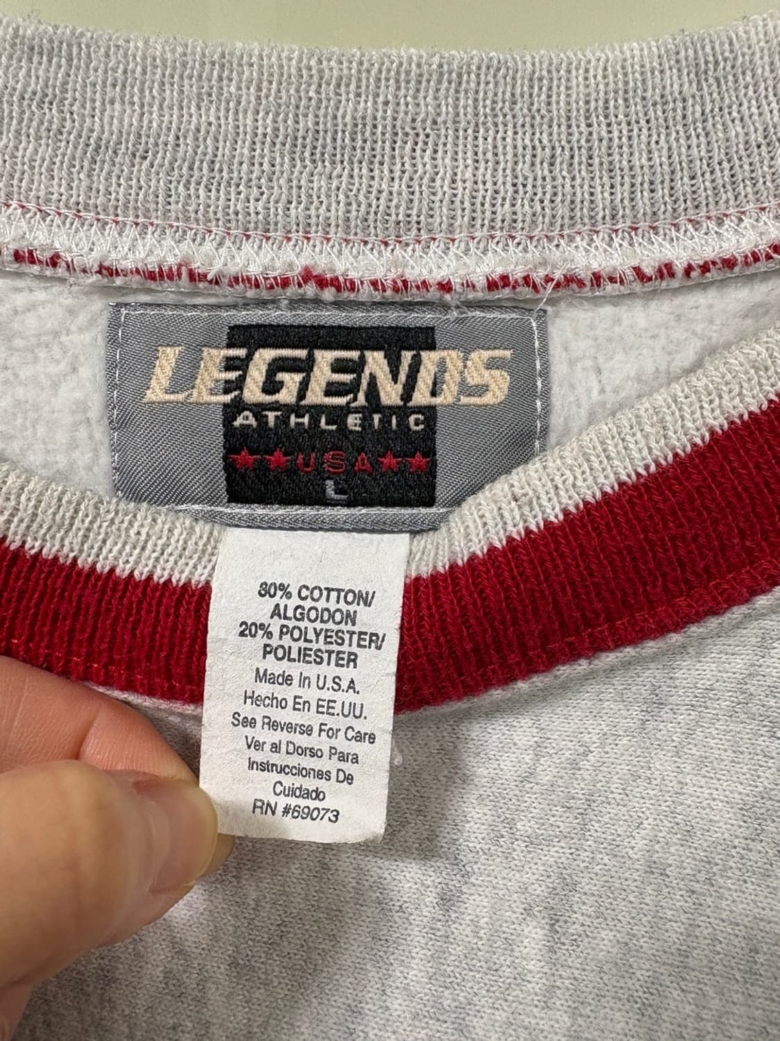 90s USA LEGENDS ATHLETIC 레전드어센틱 스웻셔츠 상품이미지5