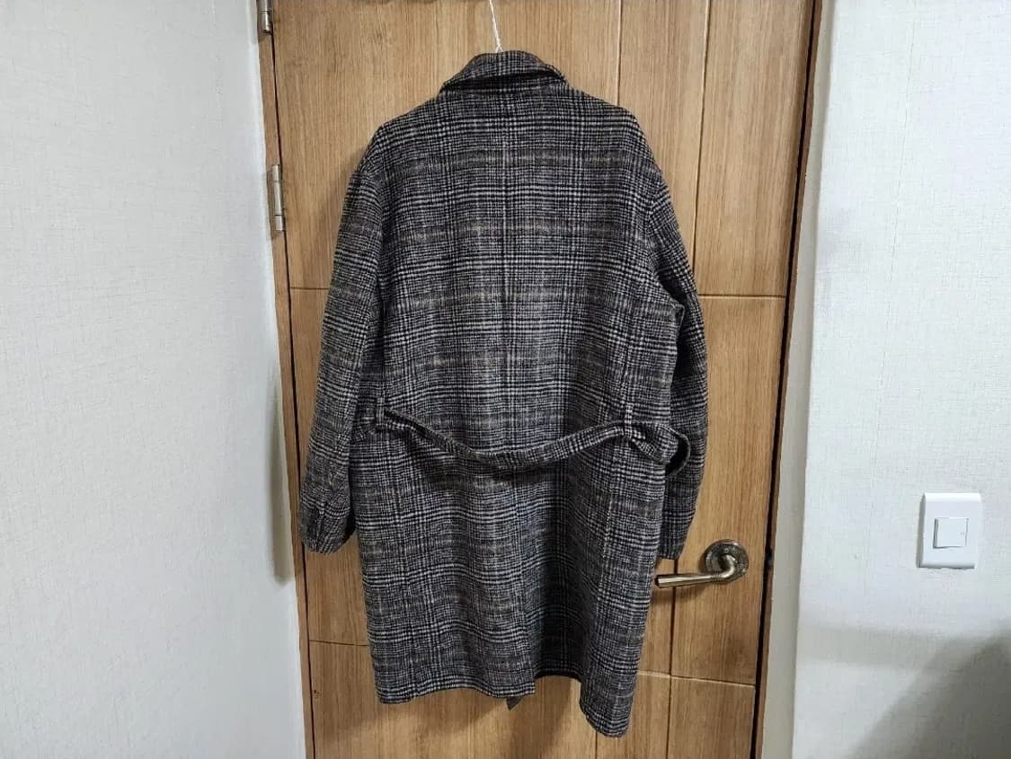 (M)토니웩 남성 체크 코트 상품이미지3