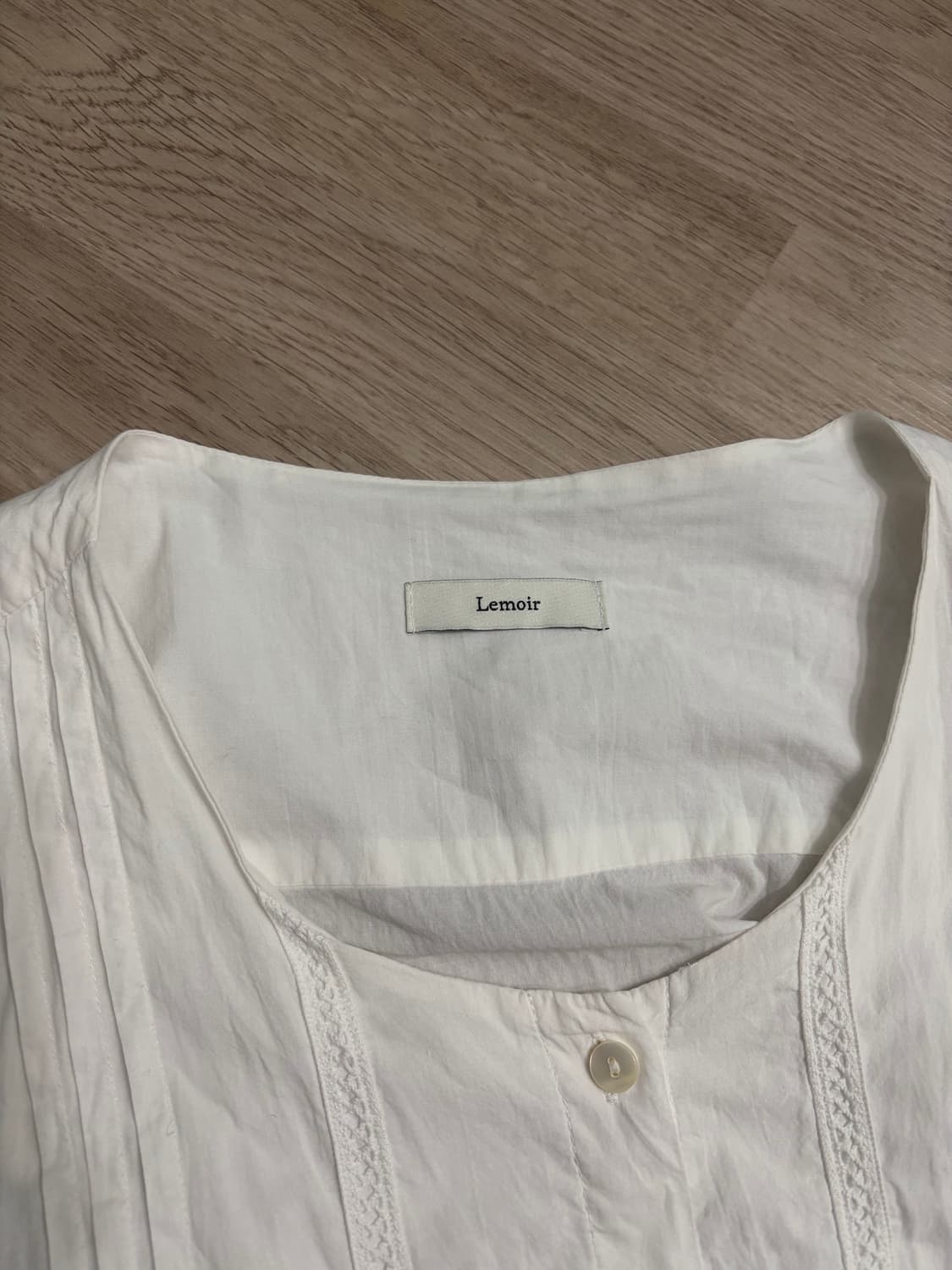 르모어 레이스 퍼프 블라우스 상품이미지8