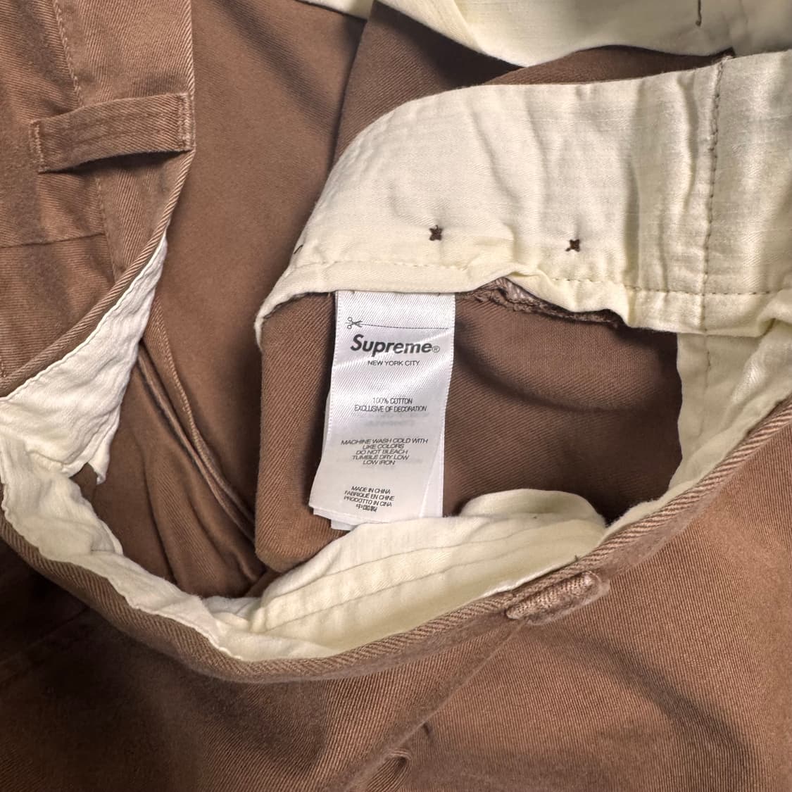 [34] 슈프림 브라운 치노 핀업걸 상품이미지8