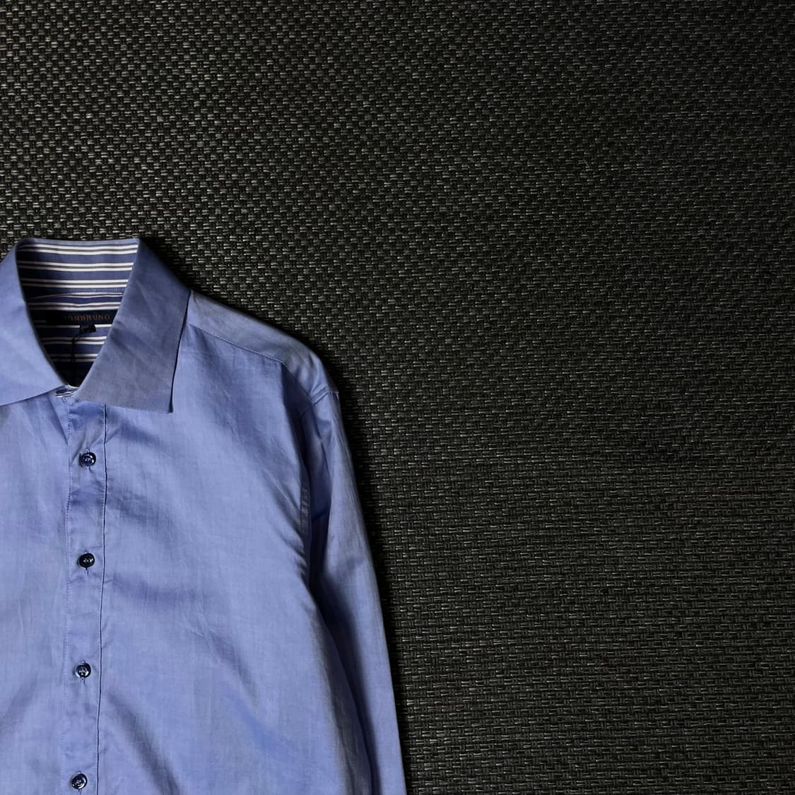 (새상품) 옴브루노 스카이블루 클래식 긴팔 셔츠 105 상품이미지3