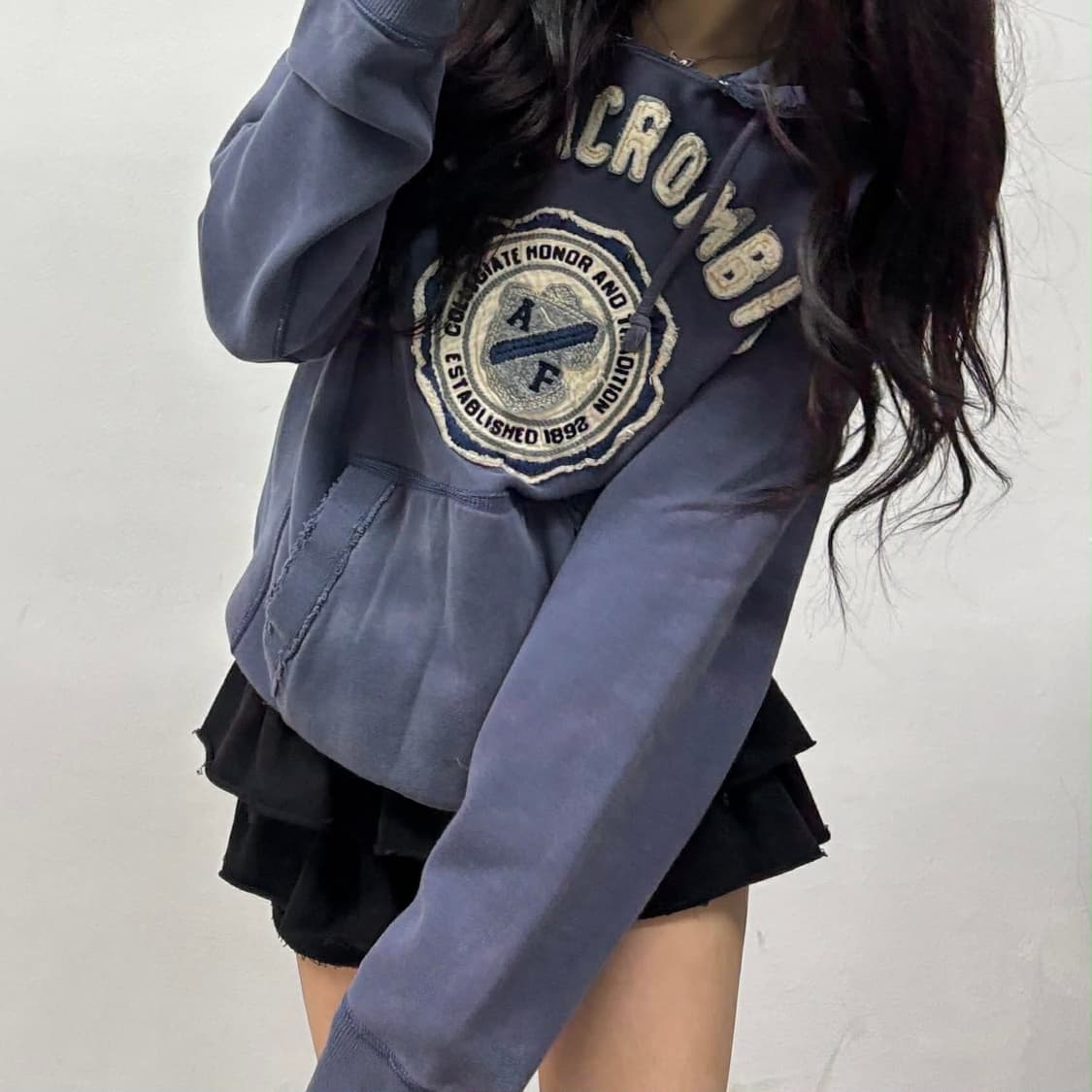 아베크롬비 y2k 올드스쿨 스웻 셔츠 후드티(L) 상품이미지3