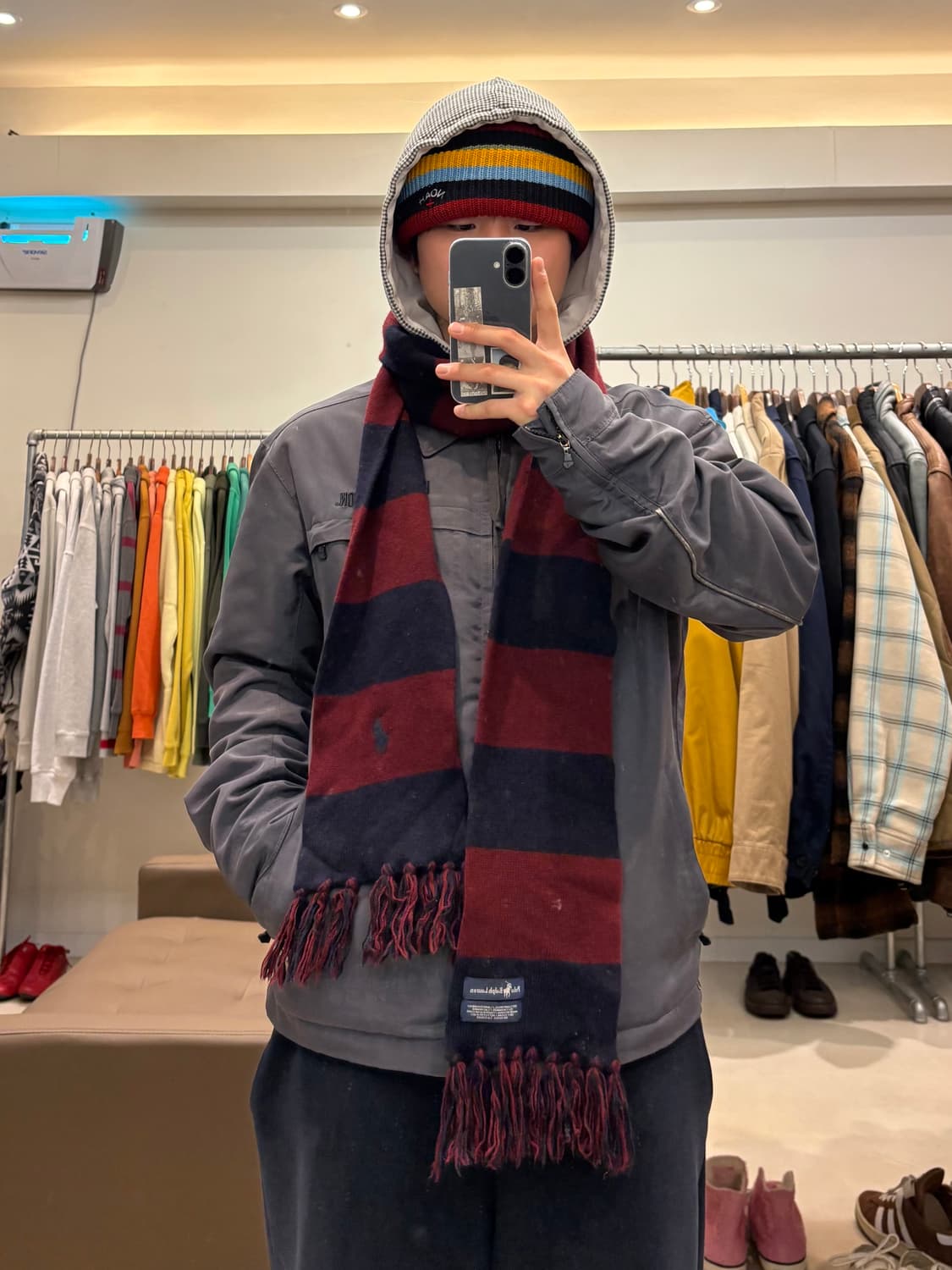 폴로 랄프로렌 스트라이프 머플러 상품이미지7