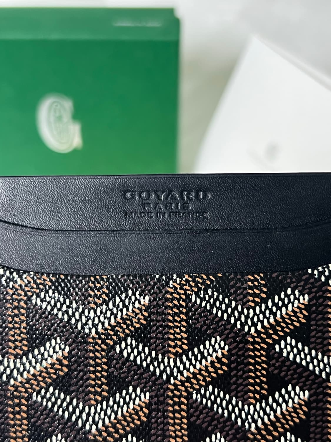 [정품] 고야드 생쉴피스 카드지갑 블랙 상품이미지3