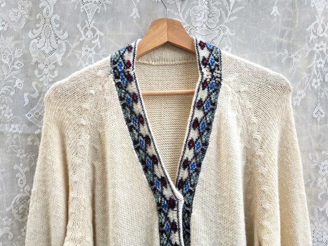 핸드메이드 알파카 가디건  상품이미지2