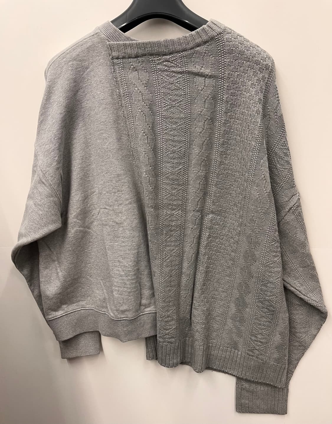 아조바이아조 하프 니트 맨투맨 상품이미지3