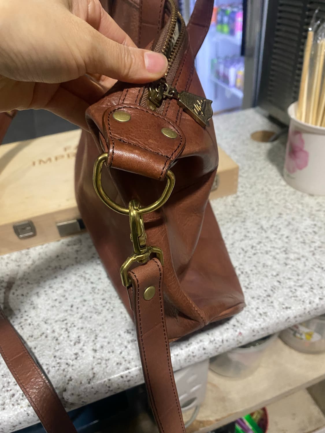 리얼가죽 빅백 상품이미지3