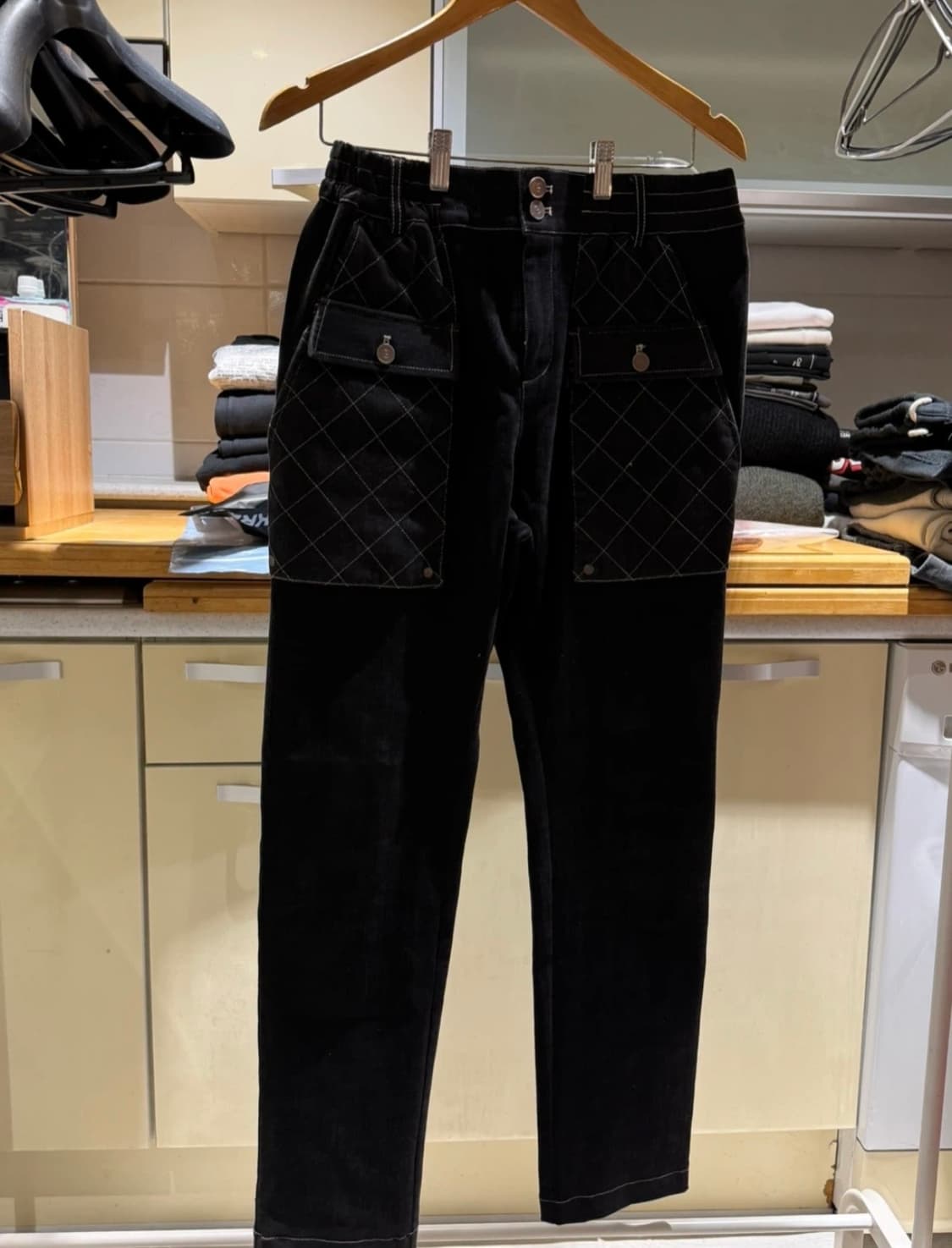 브이넥러브 다이아몬드 카고 바지 새상품 상품이미지7