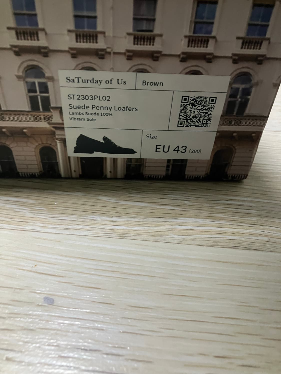 STU 스웨이드 로퍼 43사이즈 새상품 상품이미지5