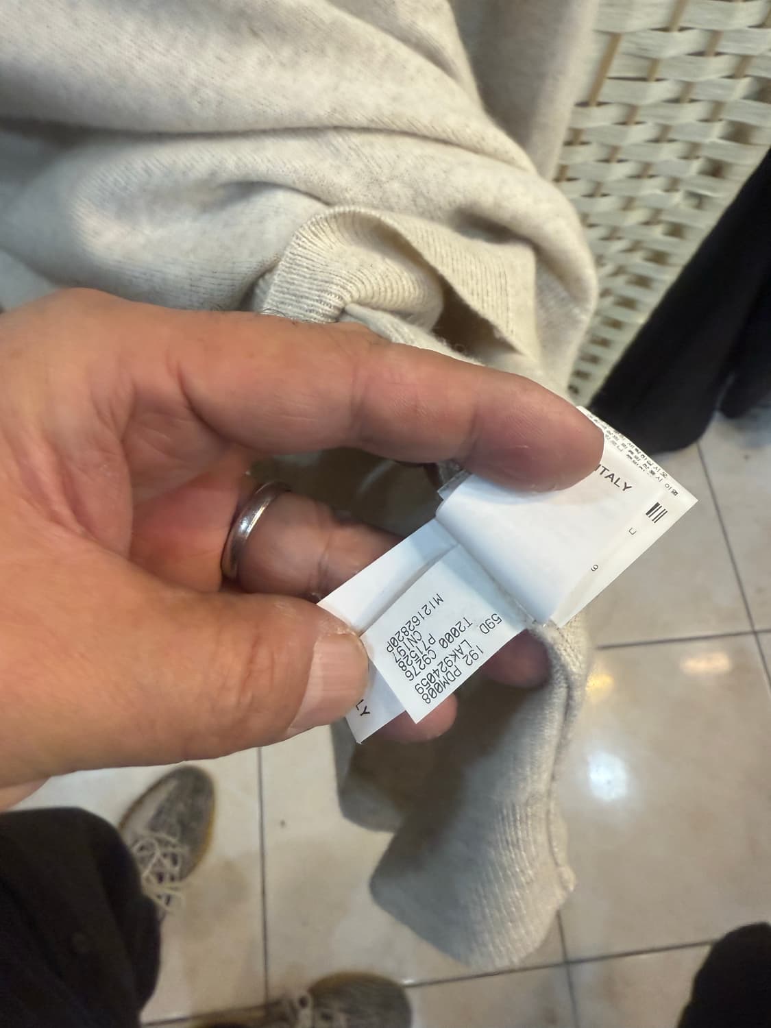 66 정품 부루넬로 쿠치넬리 캐시미어 니트 팝니다 상품이미지5