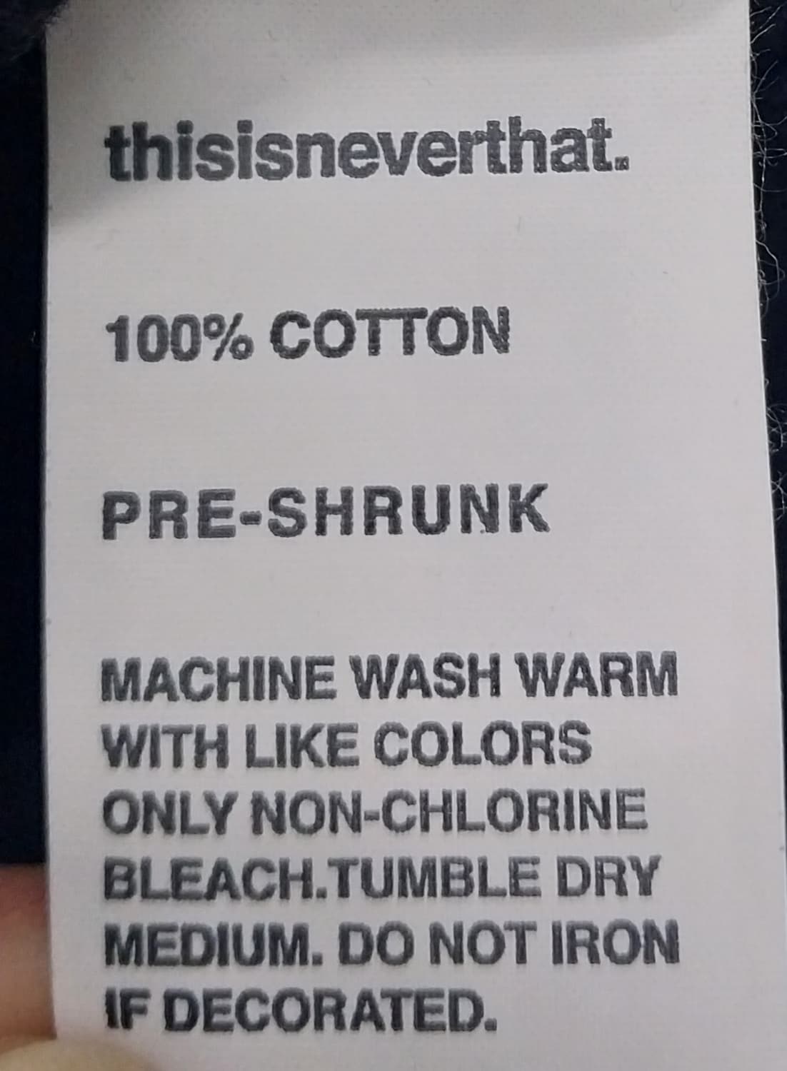 디스이즈네버댓 맨투맨 M 상품이미지4