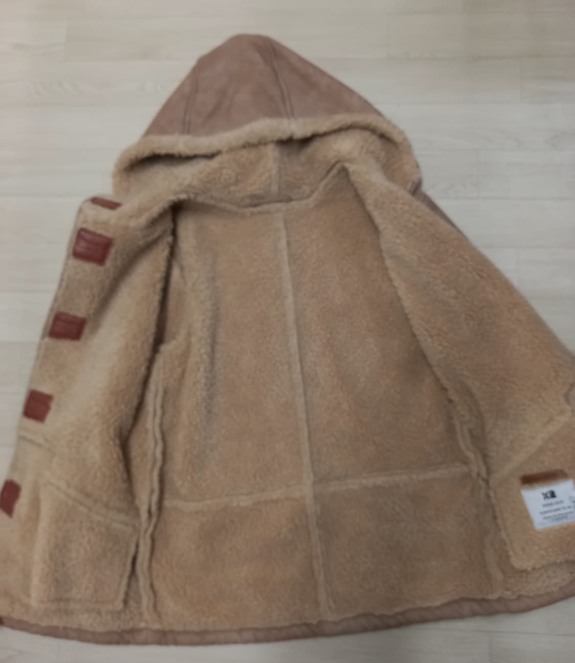 새상품 여성88 후드무스탕 코트 X2 상품이미지2