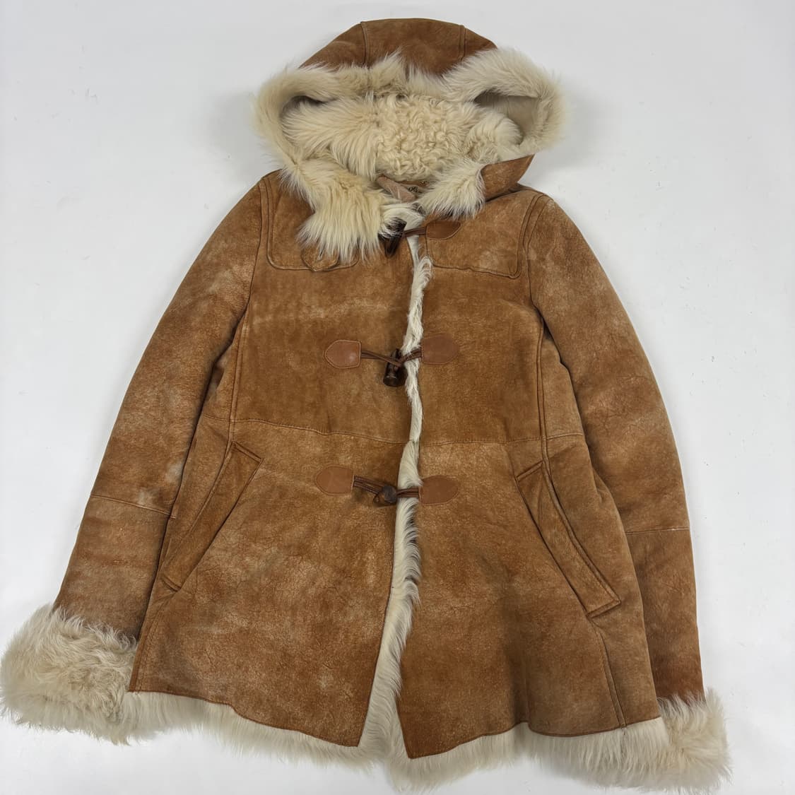 양피 양모 더플 무스탕 상품이미지4