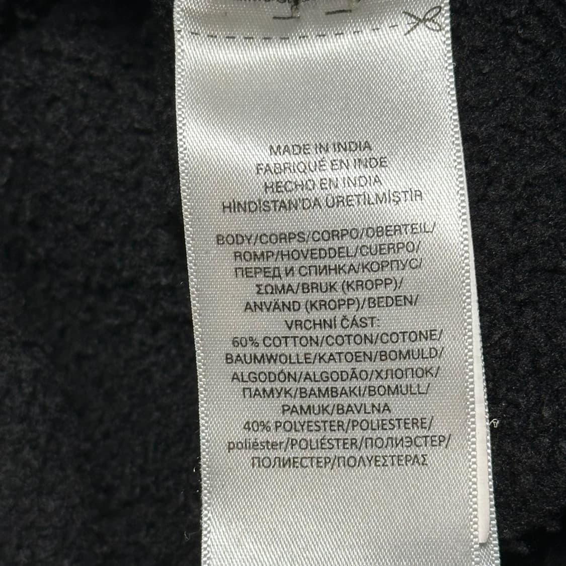 L 폴로랄프로렌 코튼 라운드넥 기모 블랙 맨투맨 상품이미지5