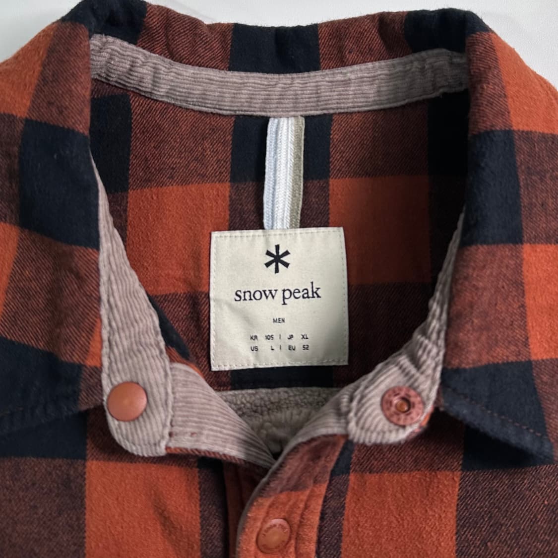스노우피크 쉐르파 체크 셔츠 자켓  상품이미지6