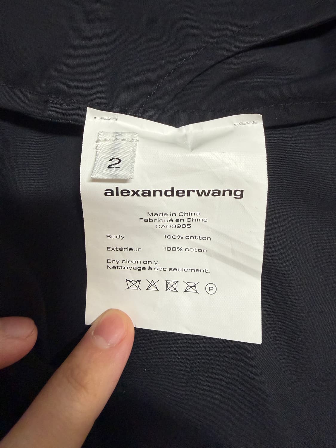 알렉산더왕.t 셔츠 드레스 2사이즈 상품이미지4