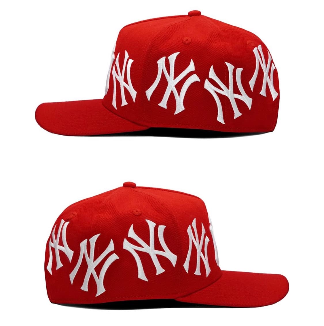 FELICITY WORLDWIDE 뉴욕 양키스 스냅백 레드 모자 상품이미지1