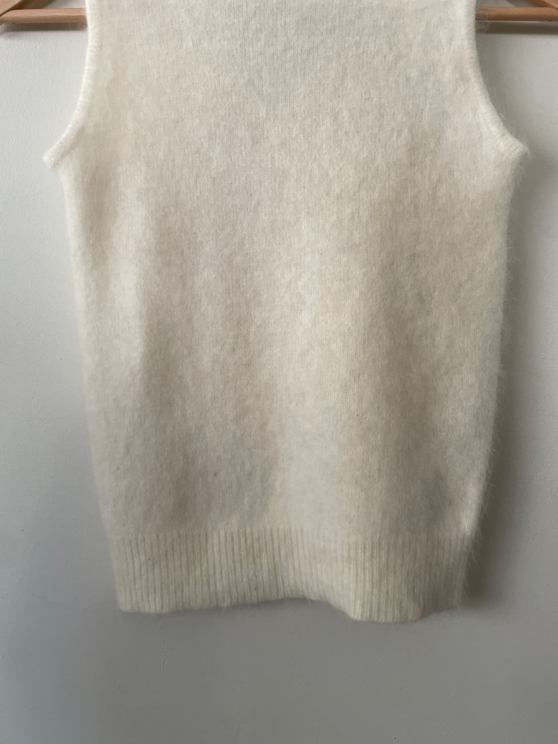 vintage angora half neck sleeveless knit 상품이미지3