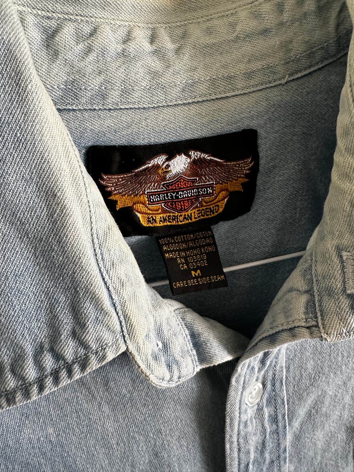 90s~00s Harley-Davidson Denim Shirt 상품이미지5