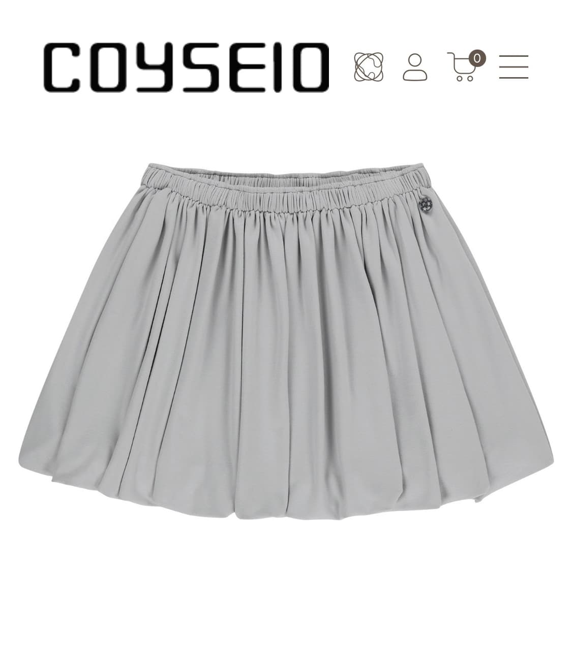 coyseio 038 져지 펌킨 스커트 m사이즈 상품이미지1