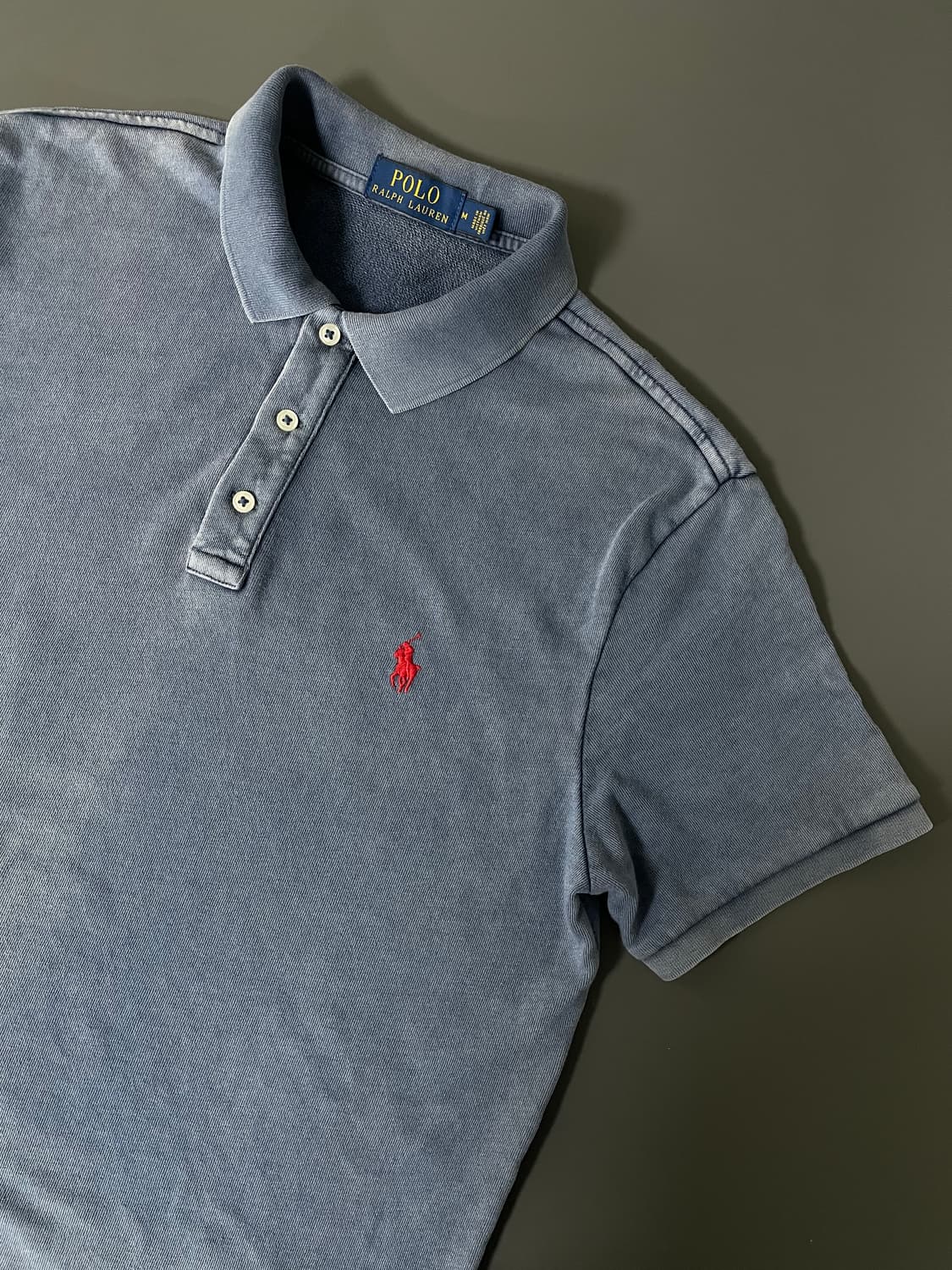 [M] 폴로 랄프로렌 가먼트다이 PK 카라 반팔 티셔츠 상품이미지3