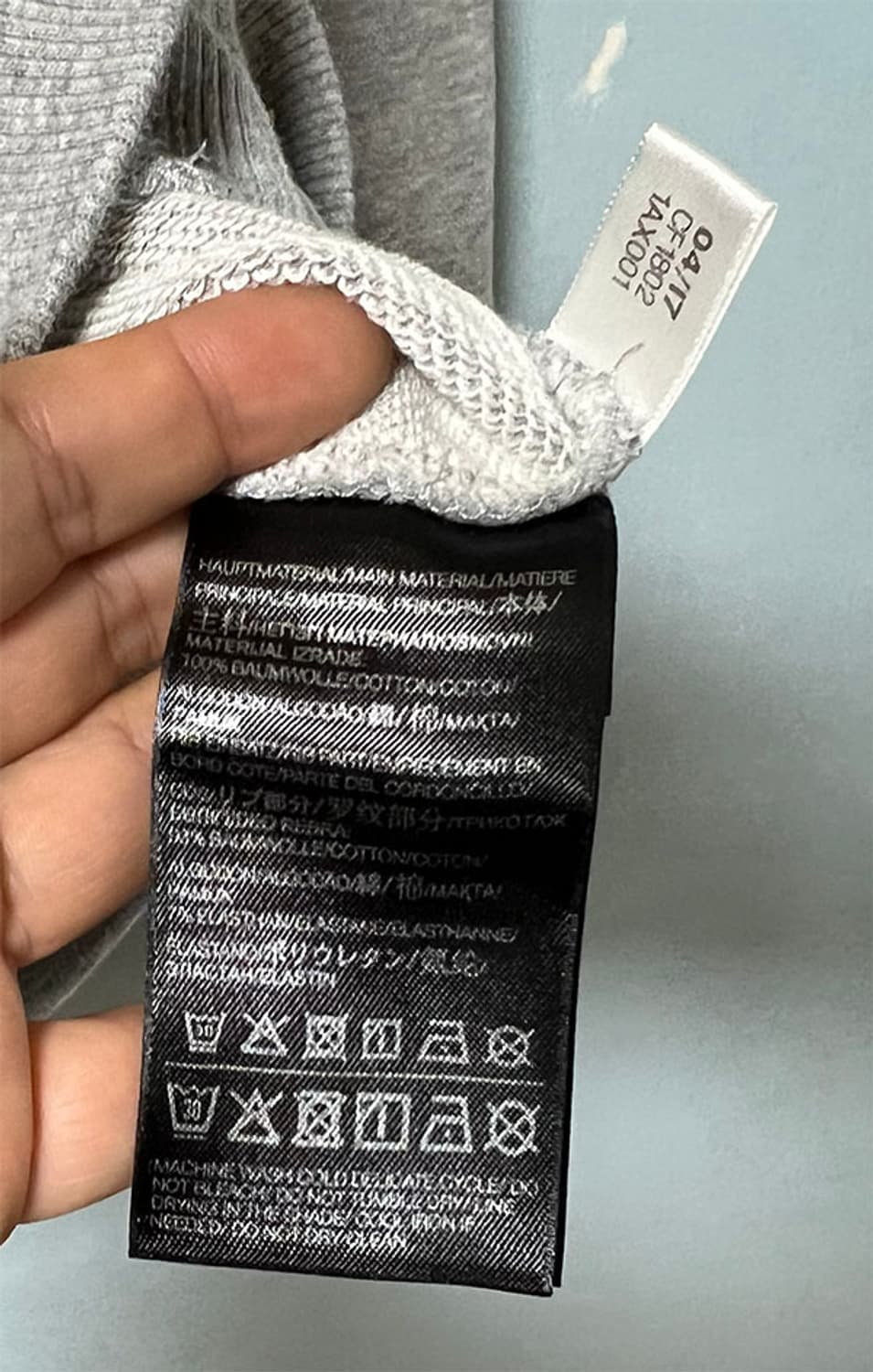 Y-3 아디다스 요지야마모토 남자 맨투맨 추동복 M 95  상품이미지5