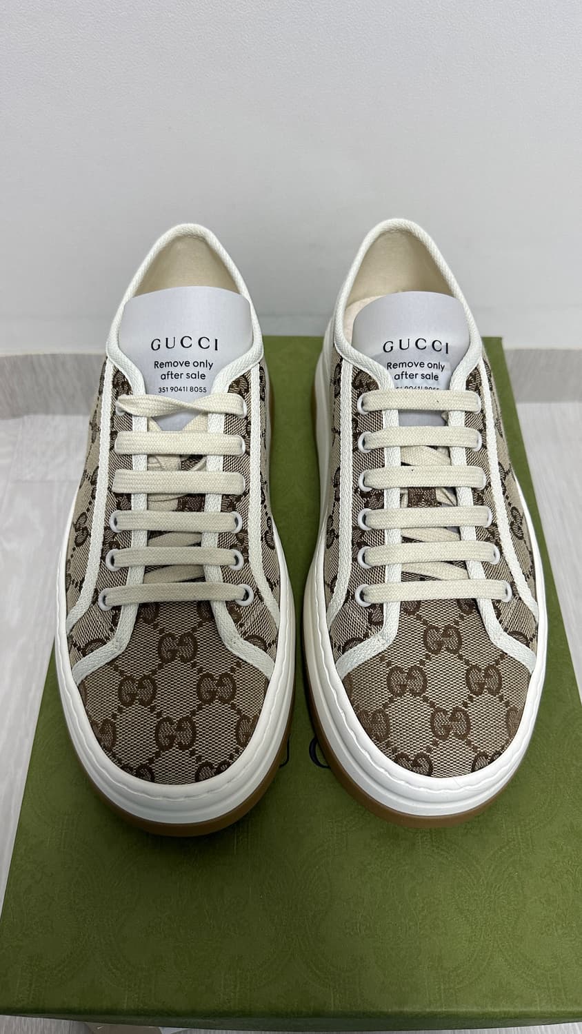 구찌 베이지 에보니 GG 캔버스 남성 6사이즈 국내 매장 새상품 상품이미지8