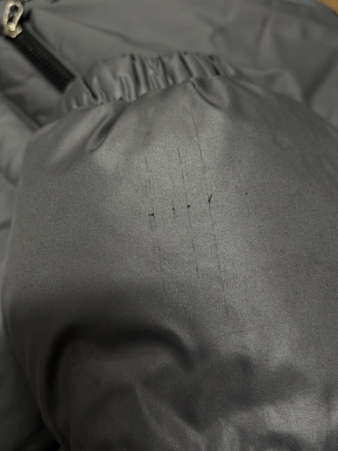 마뗑킴 빅포켓 숏 다운 점퍼 패딩 그레이 상품이미지6