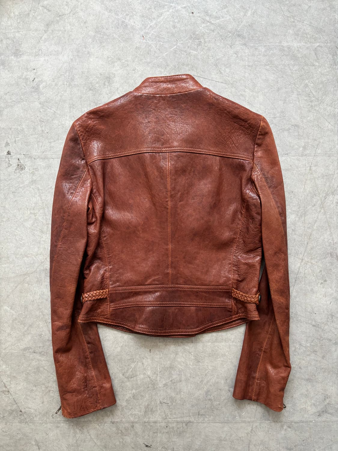 WE ARE REPLAY 위아레플레이 버건디 레더 자켓 상품이미지9