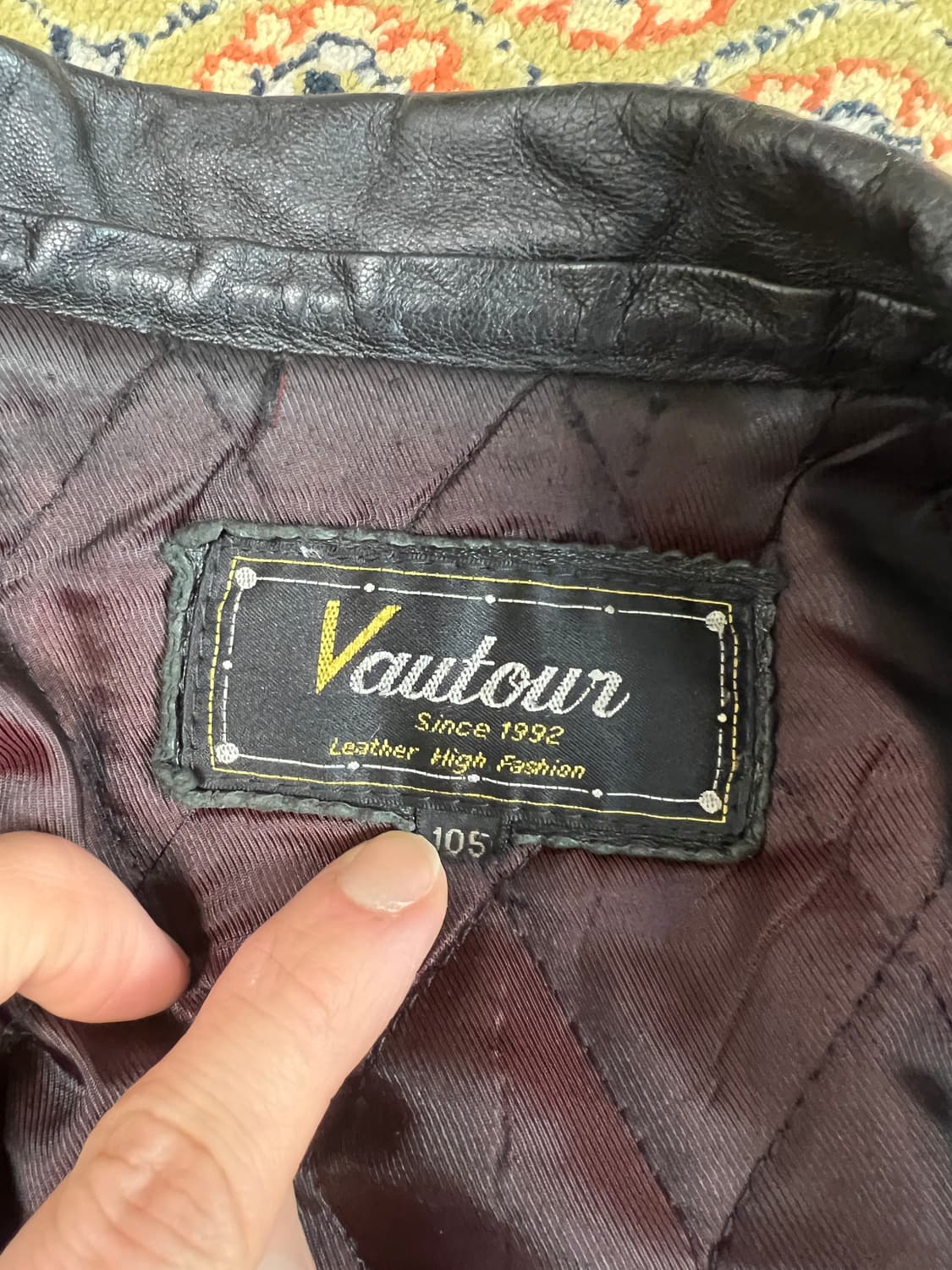 [105] Vautoun 빈티지 램스킨 하프 가죽 자켓 상품이미지8