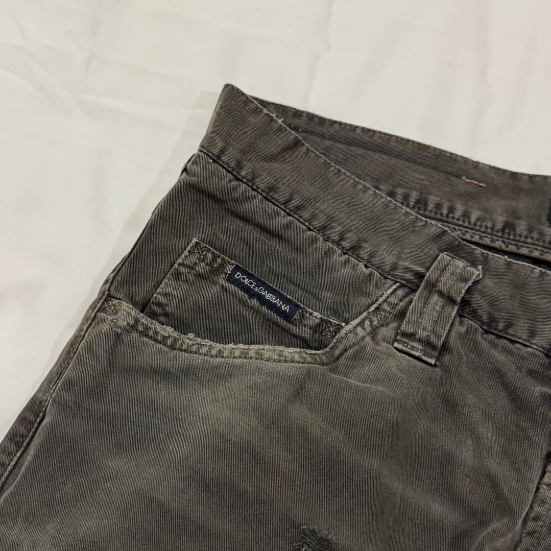 돌체앤가바나 빈티지 코튼 팬츠 46 상품이미지9
