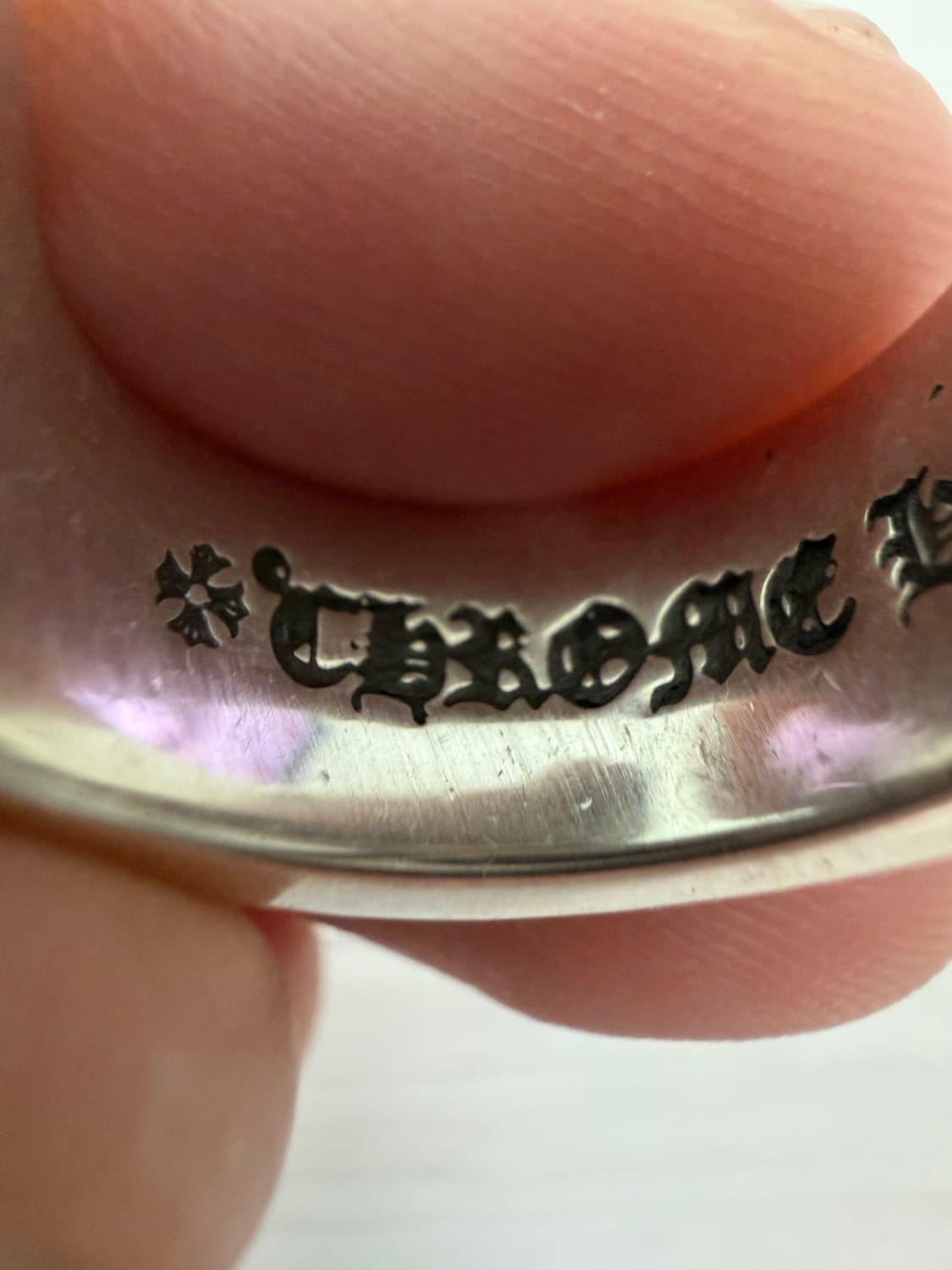 [us5.5] 크롬하츠 스크롤 라벨링 라지 상품이미지7