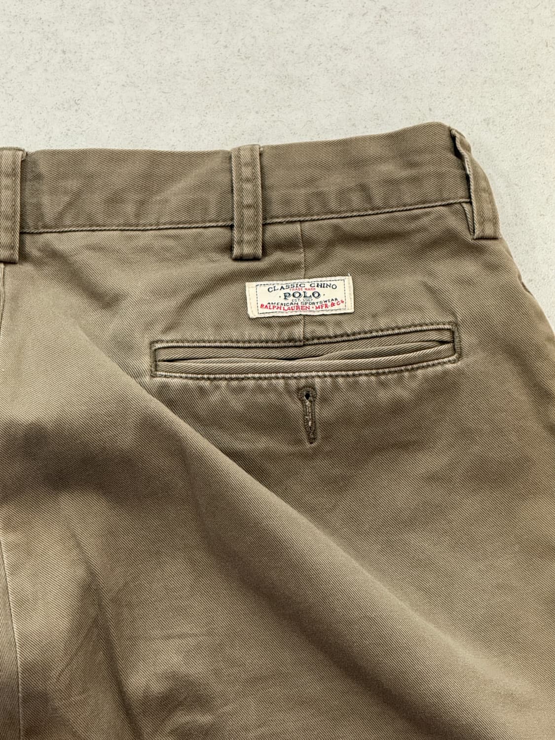 폴로 랄프로렌 투플리츠 치노 올리브 32-33 상품이미지5