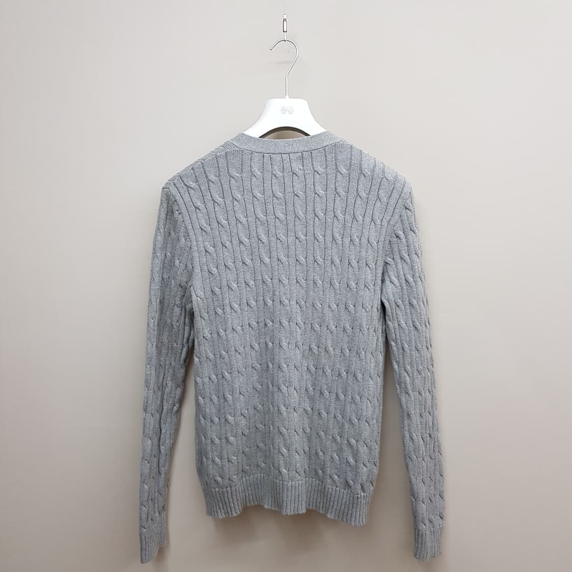 폴로 랄프로렌  케이블 코튼 브이넥 가디건 보이즈 XL사이즈 상품이미지4