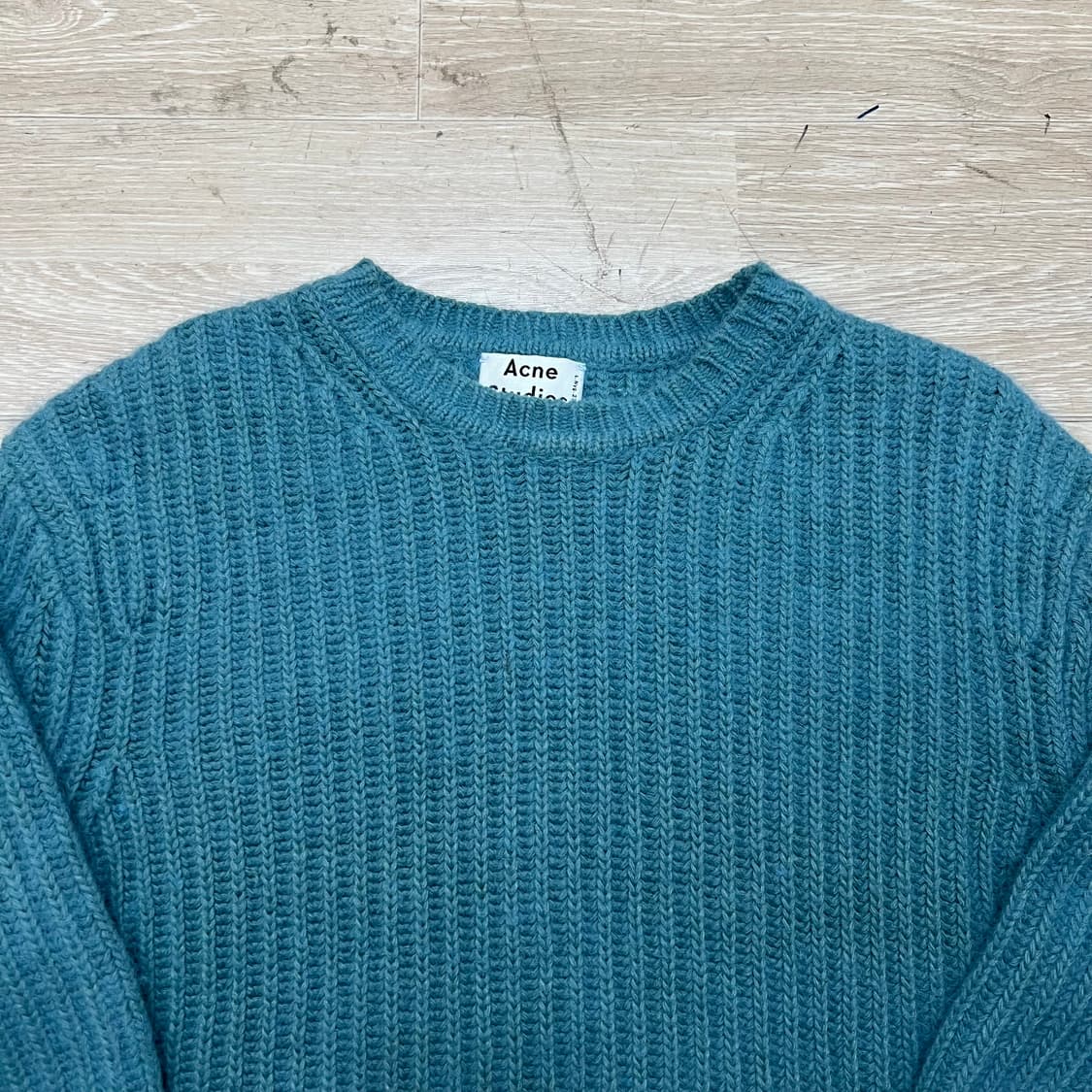 아크네 스튜디오 여성 와플니트 스웨터 [틸] M/95 상품이미지2