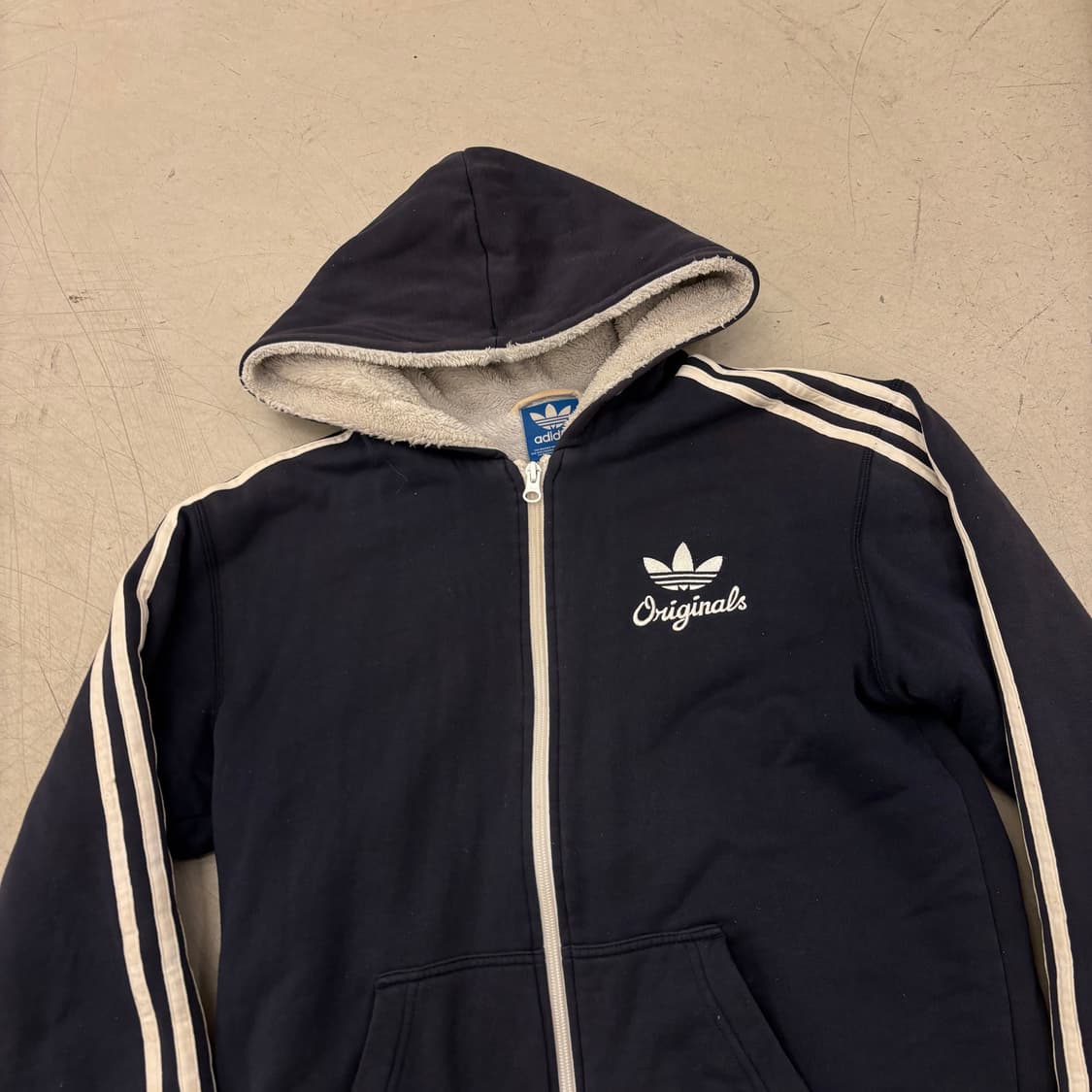 아디다스 오리지널 양털 후드집업 상품이미지2