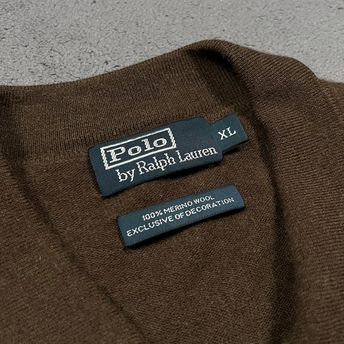 폴로 메리노울 브라운 PK 니트 상품이미지4
