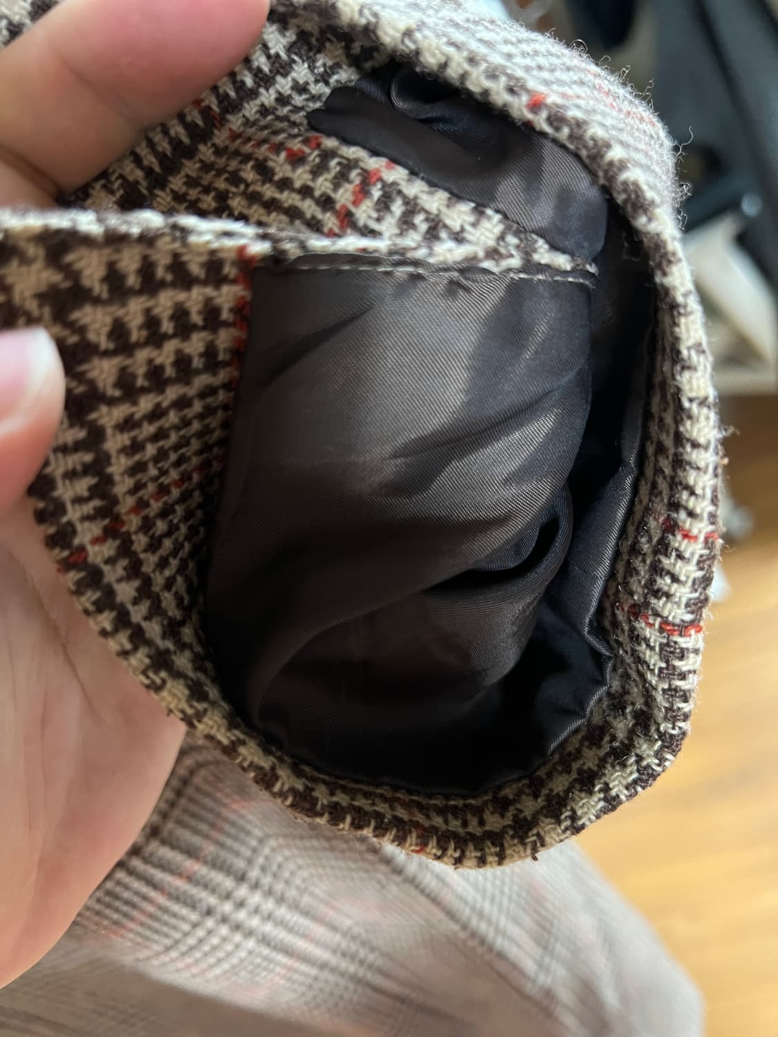 17fw mngu 하운드투스체크 맥코트 M 상품이미지3