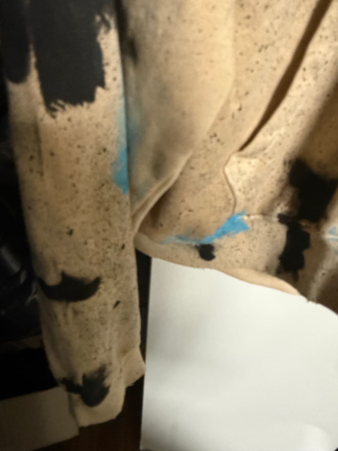 We11done 웰던 페인티드 후드집업 상품이미지4