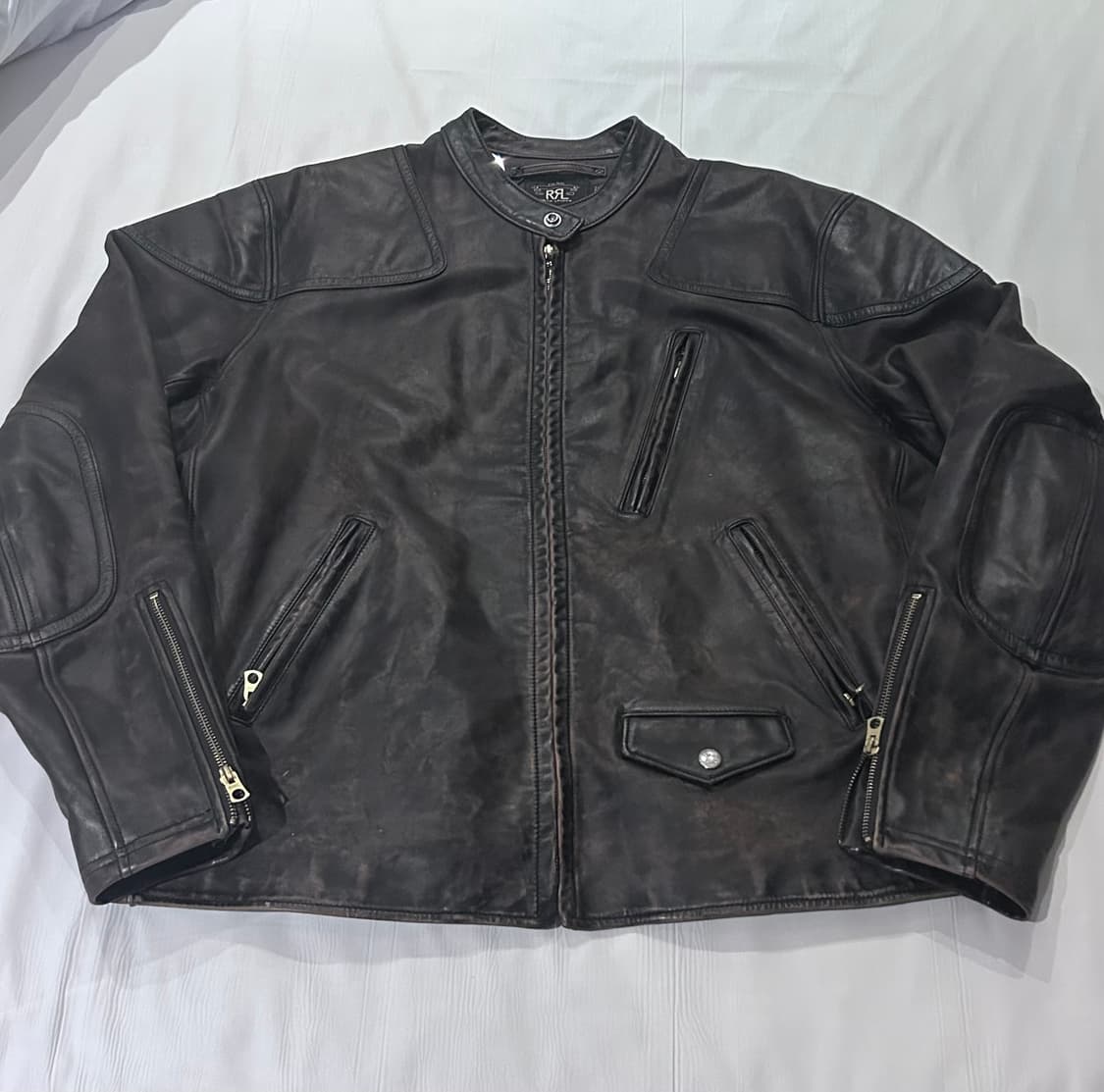 RRL 모토 레더 자켓 XL 상품이미지1